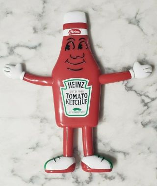 Vintage Heinz Bendable Bendy Ketchup Bottle Figure 6 " Promo Advertising