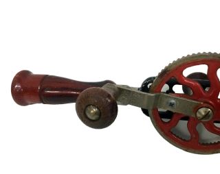 VINTAGE 1960 ' S MILLERS FALLS 2A HEAVY DUTY HAND DRILL WITHOUT CHUCK OR BITS 3