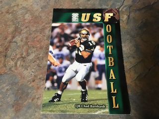1998 University Of South Florida Ncaa Football Pocket Schedule Card