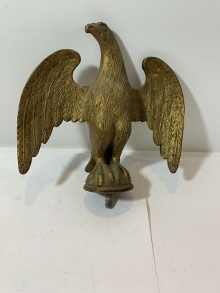 Antique Bronze Eagle Flagpole Topper