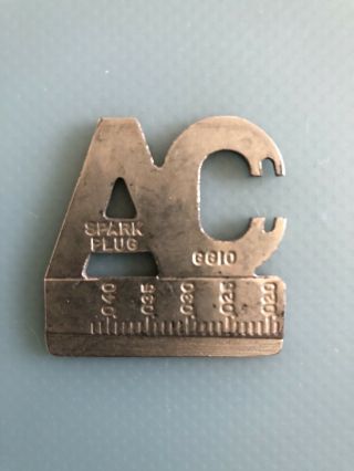 Vintage Ac Delco Spark Plug Gapper Gg10 Automotive Metal Gauge Gap