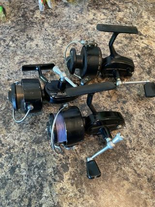 3 Vintage Mitchell 300 Spinning Fishing Reels