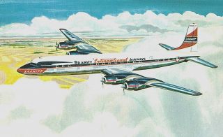 Vintage Postcard - Braniff International Airways,  Braniff 