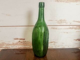 Late 1800 ' s Antique Napier Johnstone ' s Extra Old Highland Whiskey Bottle 2