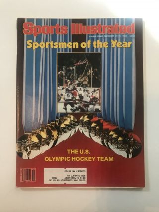 Sports Illustrated December 22 - 29 1980 Us Olympic Hockey Team Sportsmen Of Year