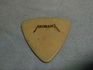 Vintage Metallica Jason Newsted Coiled Snake Guitar Pick Blue With Black Print