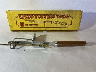 Vintage Rc Rug Crafters Speed Tufting Tool Box