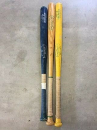 3 Vintage Hillerich & Bradsby Louisville Slugger Softball Bats