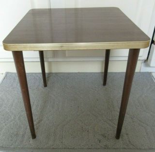 Mid Century Plant Stand Side Table End Table Space Age Vintage Atomic Formica