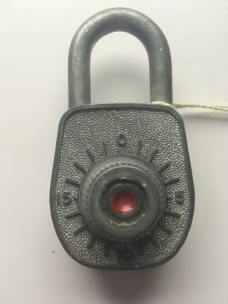 Vintage Gougler Keyless Lock Co.  Padlock With 4 Digit Combination.