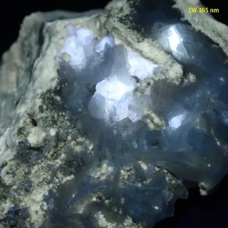Bb: Vintage Fluorite From Clay Center,  Ohio - Highly Fluorescent