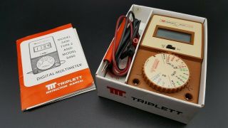 Ttt Triplett Vom Volt Ohm Multimeter Model 3400 Type 2