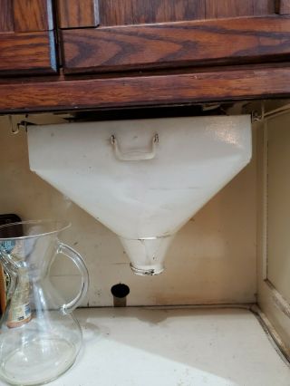Sugar Dispenser From Antique Hoosier Kitchen Cabinet 1920s