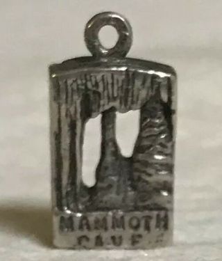 Vintage Sterling Silver Kentucky’s `mammoth Cave’ National Park Charm/pendant