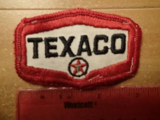 Vintage Embroidered Racing Patch - Texaco Oil Company - - Chevron