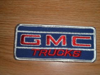 Vintage Gmc Trucks Embroidered Patch Nos