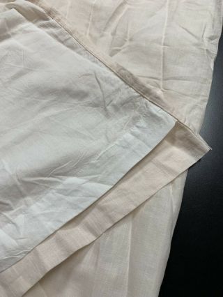 Single Restoration Hardware Baby Child Washed Linen Curtain 96X50 Petal Pink 3