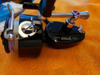 1 - Garcia Mitchell 300c Vintage Spinning Fishing Reel Collectible Made In France
