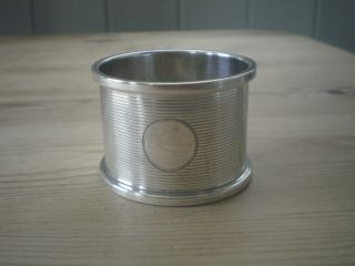 Vintage Sterling Silver Serviette Napkin Ring 1929 Chester
