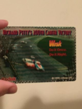1999 Richard Petty 200th Career Win - Wisk Motion Video / Holographic Card Kodak