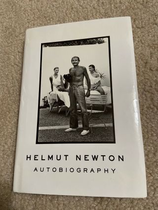 Helmut,  Newton : The Autobiography Hardcover Book Vintage Fashion Designer Hc/dj