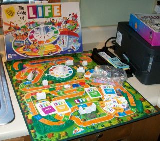 Vintage 2002 The Game Of Life Board Game Complete