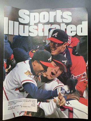 Sports Illustrated November 6 1995 Atlanta Braves World Series