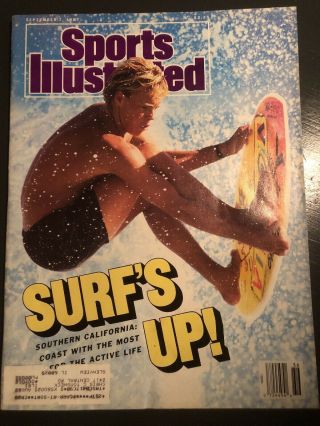 Surf’s Up Sports Illustrated September 7,  1987 Tom Trager California