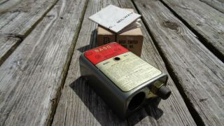 Baso Pilot Safety Switch Model No 850 1 R Antique