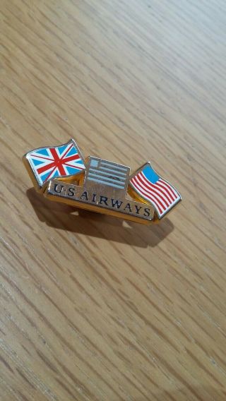 U.  S.  Airways Airlines Vintage Pin Badge 1980/90s