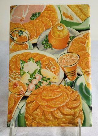 Sunkist Orange Recipes Cookbook Vintage 1940 California Year - Round Freshness 2