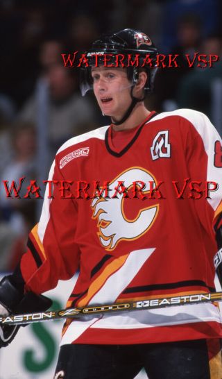 Valeri Bure Calgary Flames 35mm Slide Negative Hockey Oct 19 1999 Vs St Louis