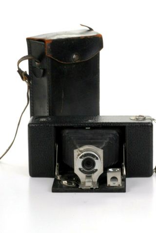 Antique Ansco Nbr 3a Buster Brown Folding Camera 1910 