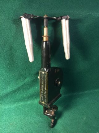 Antique Bausch & Lomb Optical Hand Crank Centrifuge Military Equip.