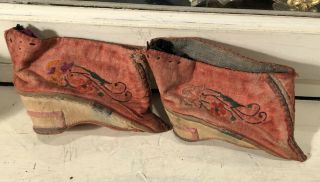 Antique 19th Century Chinese Lotus Shoes Bound Feet for Study 3