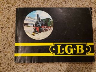 Vintage Marke Lehmann,  Lgb,  Paperback Book,  Trains,  Printed In Germany