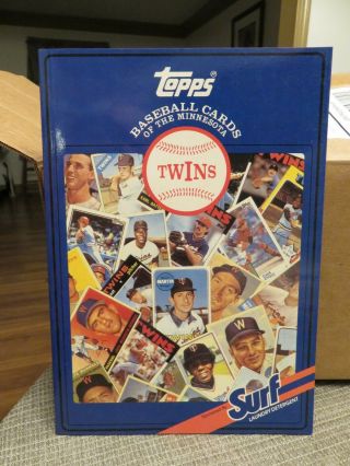Topps Baseball Cards Of The Minnesota Twins (sponsored By Surf Detergent)