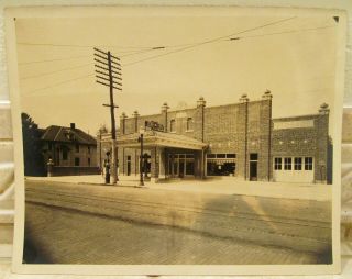Vintage Photo 1924 1926 1928 Chevrolet Dealer Gas Station 8 " X 10 " Whiz