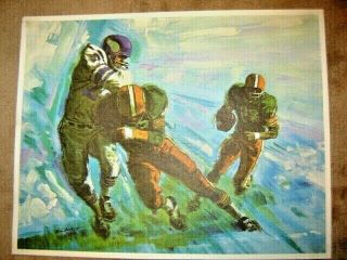 Rare Green Bay Packers 1965,  " The Block " 11 