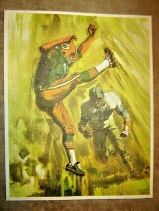 Rare Green Bay Packers 1965,  " The Punt " 11 