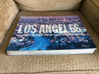 Signed Huge Photo Book Los Angeles Deluxe Tim Street - Porter Vintage Hardcover