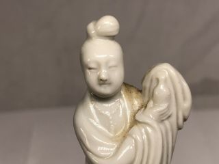 A Small Chinese Dehua Figure Of Guanyin