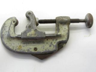 Vintage Ridgid No 20 Plumbing 5/8 To 2 1/8 Od Metal Cutting Pipe Tool