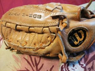 Vintage Wilson Jim Catfish Hunter Baseball Glove A2164 11 " - Left Hand Throw Ex