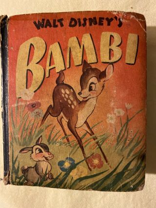 Vintage 1942 Walt Disney’s Bambi Big/better Little Book,  1469