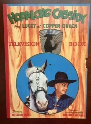 Vintage 1950 " Hopalong Cassidy And Lucky At Copper Gulch " Television Book