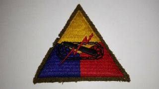 Pre - Wwii U.  S.  2nd Armored Division Patch.  Old Vintage Military
