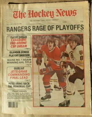 The Hockey News - May 25,  1979
