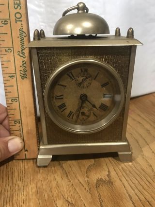 Vintage Windup Alarm Clock Running