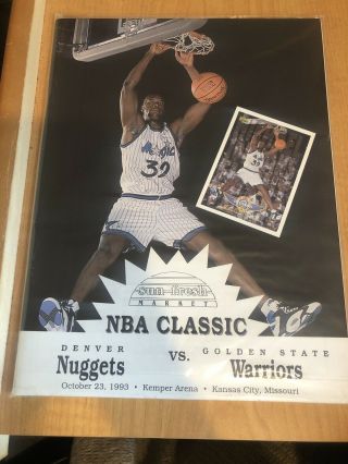 Nba Classic Denver Nuggets Vs.  Golden State Warriors October 23,  1993